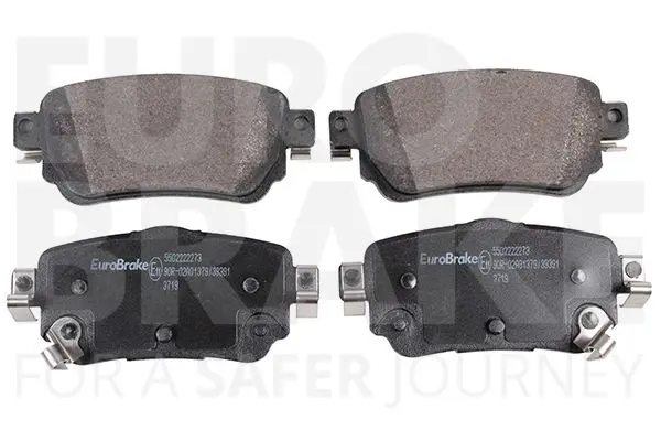 Handler.Part Brake pad set, disc brake EUROBRAKE 5502222273 1