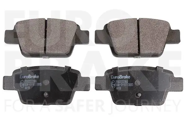 Handler.Part Brake pad set, disc brake EUROBRAKE 5502222366 1