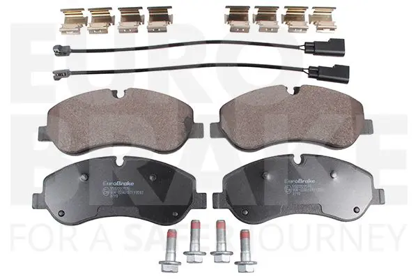 Handler.Part Brake pad set, disc brake EUROBRAKE 5502222576 1