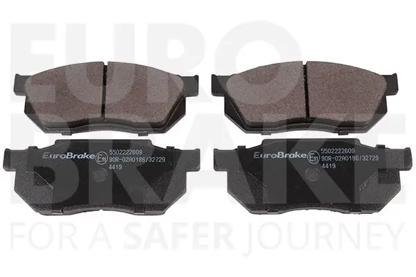 Handler.Part Brake pad set, disc brake EUROBRAKE 5502222609 1