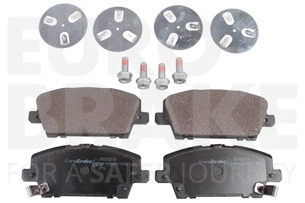 Handler.Part Brake pad set, disc brake EUROBRAKE 5502222638 1