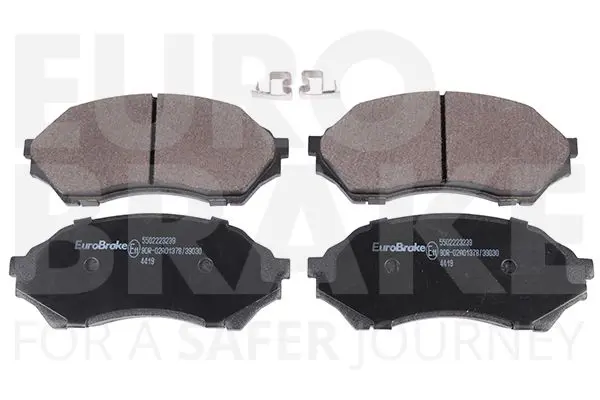 Handler.Part Brake pad set, disc brake EUROBRAKE 5502223239 1