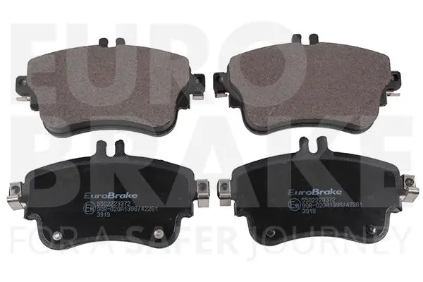 Handler.Part Brake pad set, disc brake EUROBRAKE 5502223372 1