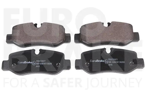 Handler.Part Brake pad set, disc brake EUROBRAKE 5502223377 1