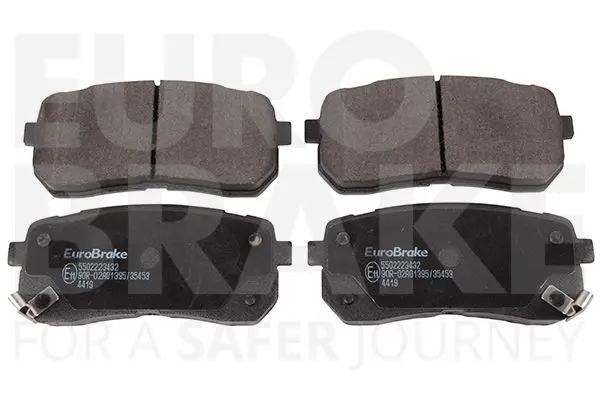 Handler.Part Brake pad set, disc brake EUROBRAKE 5502223432 1