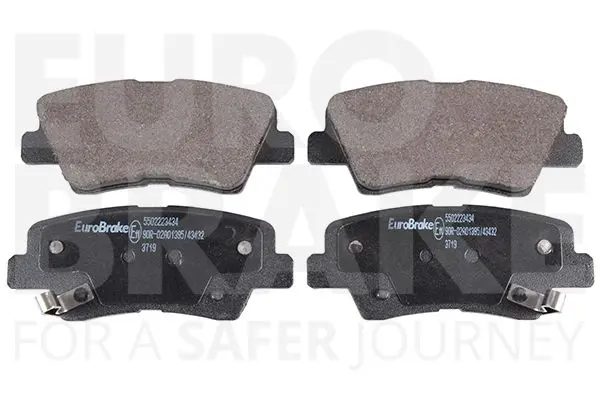 Handler.Part Brake pad set, disc brake EUROBRAKE 5502223434 1