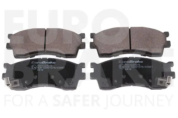 Handler.Part Brake pad set, disc brake EUROBRAKE 5502223516 1