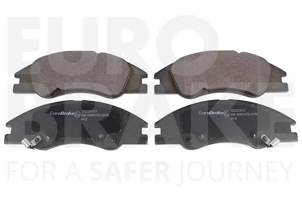 Handler.Part Brake pad set, disc brake EUROBRAKE 5502223517 1