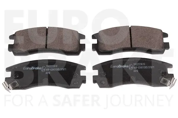 Handler.Part Brake pad set, disc brake EUROBRAKE 5502223616 1