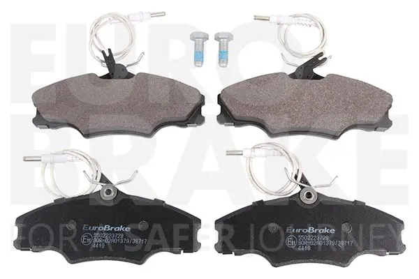 Handler.Part Brake pad set, disc brake EUROBRAKE 5502223729 1