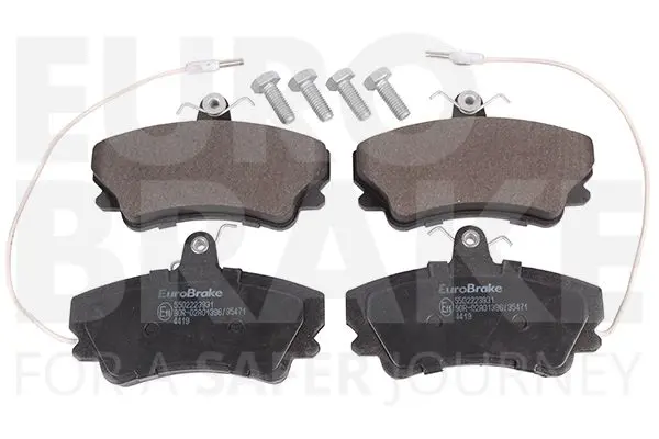 Handler.Part Brake pad set, disc brake EUROBRAKE 5502223931 1