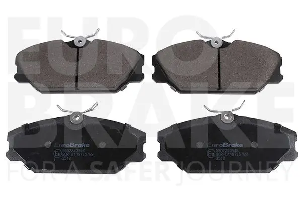 Handler.Part Brake pad set, disc brake EUROBRAKE 5502223946 1