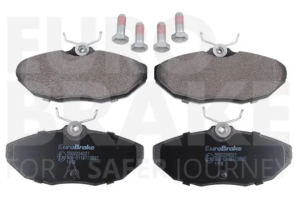 Handler.Part Brake pad set, disc brake EUROBRAKE 5502224027 1