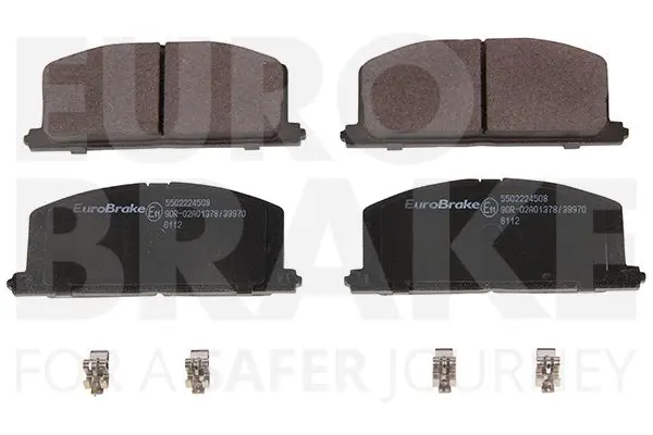 Handler.Part Brake pad set, disc brake EUROBRAKE 5502224508 1