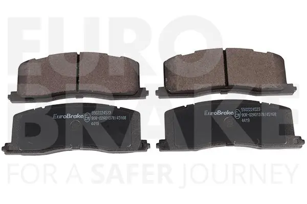 Handler.Part Brake pad set, disc brake EUROBRAKE 5502224523 1