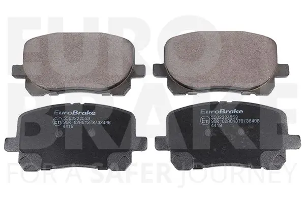 Handler.Part Brake pad set, disc brake EUROBRAKE 5502224553 1