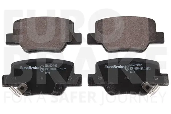 Handler.Part Brake pad set, disc brake EUROBRAKE 5502224592 1