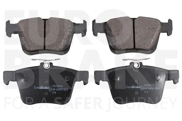 Handler.Part Brake pad set, disc brake EUROBRAKE 55022247114 1