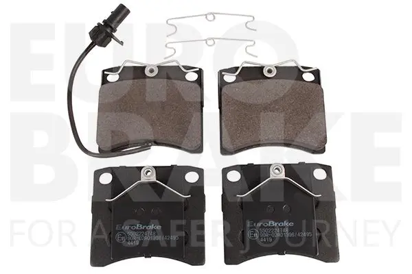 Handler.Part Brake pad set, disc brake EUROBRAKE 5502224748 1