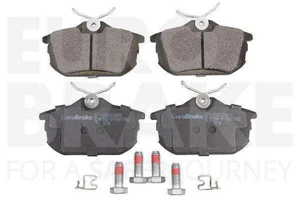 Handler.Part Brake pad set, disc brake EUROBRAKE 5502224815 1