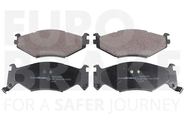 Handler.Part Brake pad set, disc brake EUROBRAKE 5502229307 1