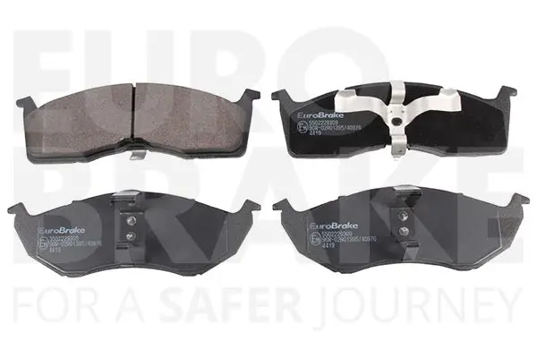 Handler.Part Brake pad set, disc brake EUROBRAKE 5502229309 1