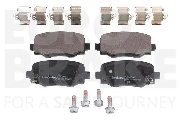 Handler.Part Brake pad set, disc brake EUROBRAKE 5502229336 1