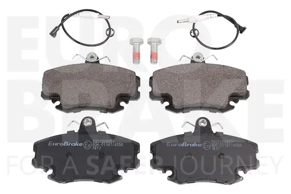 Handler.Part Brake pad set, disc brake EUROBRAKE 5502229957 1