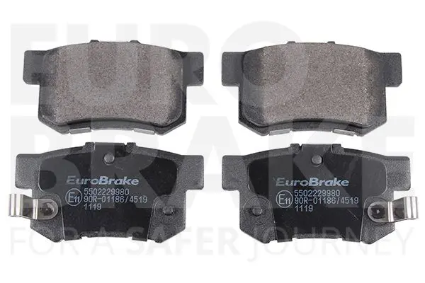 Handler.Part Brake pad set, disc brake EUROBRAKE 5502229980 1