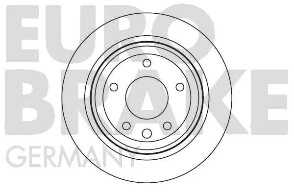 Handler.Part Brake disc EUROBRAKE 5815201218 1