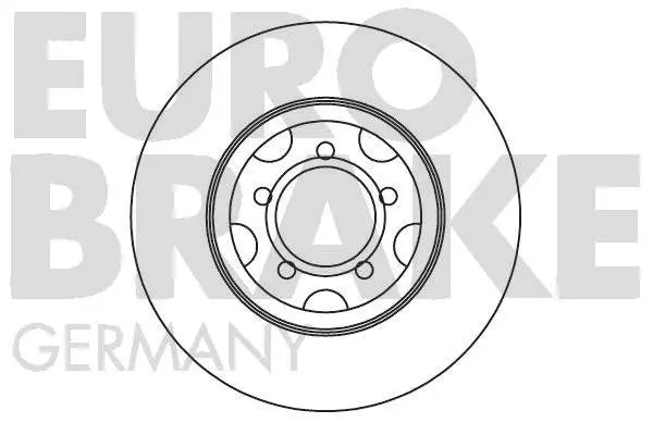 Handler.Part Brake disc EUROBRAKE 5815202506 1