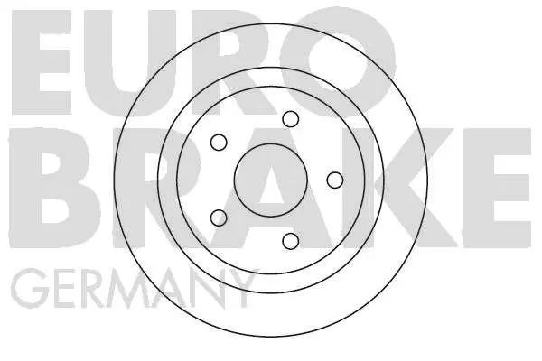 Handler.Part Brake disc EUROBRAKE 5815202539 1