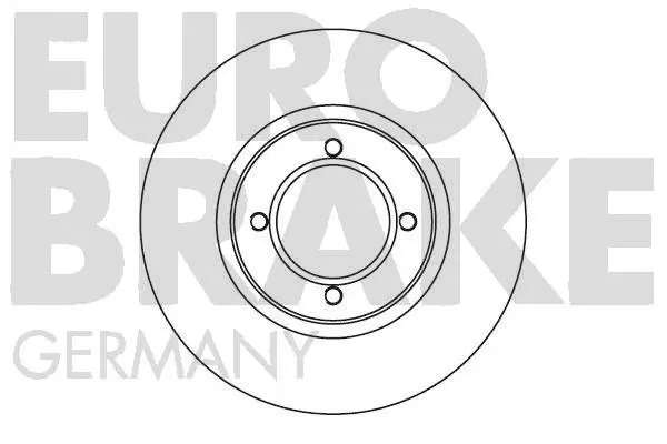 Handler.Part Brake disc EUROBRAKE 5815204503 1