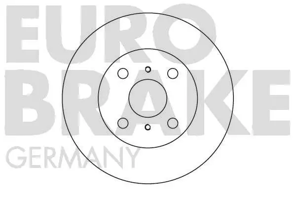 Handler.Part Brake disc EUROBRAKE 5815204514 1