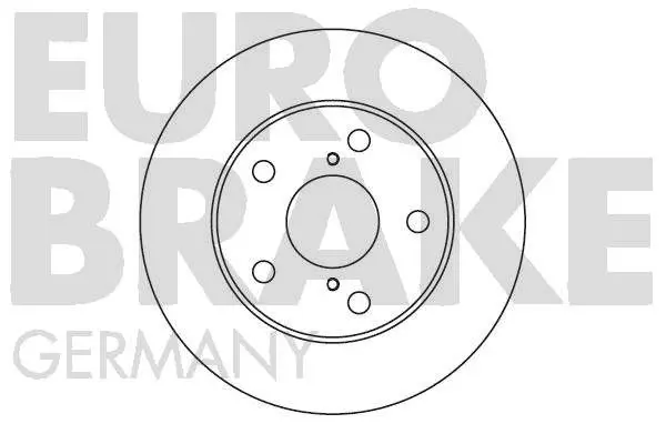 Handler.Part Brake disc EUROBRAKE 5815204555 1