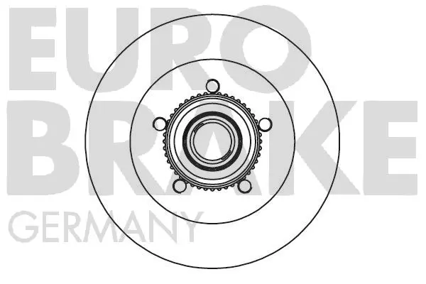 Handler.Part Brake disc EUROBRAKE 58152047118 1