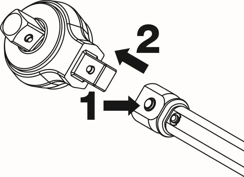 Handler.Part Torque wrench HAZET 62901CT 6