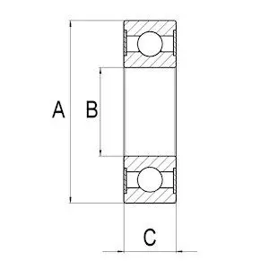 Handler.Part Bearing HC-Cargo B140263 2