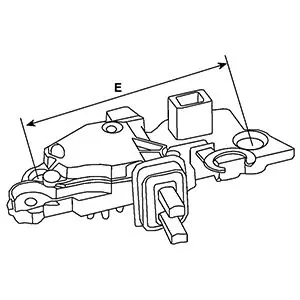 Handler.Part Alternator regulator HC-Cargo 130610 2