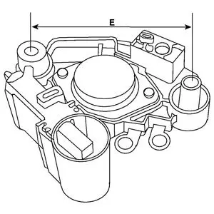 Handler.Part Alternator regulator HC-Cargo 131459 2