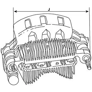 Handler.Part Rectifier, alternator HC-Cargo 131543 3