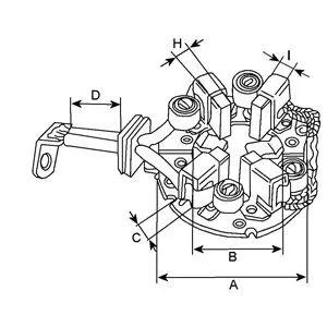 Handler.Part Holder, carbon brushes HC-Cargo 135235 2