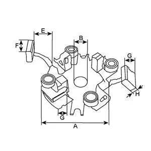 Handler.Part Holder, carbon brushes HC-Cargo 234119 2