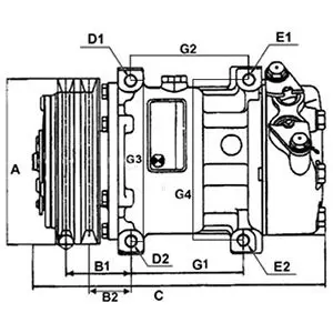 Handler.Part Compressor, air conditioning HC-Cargo 240064 4