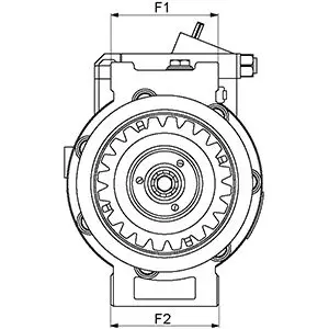 Handler.Part Compressor, air conditioning HC-Cargo 240129 6