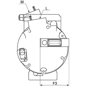 Handler.Part Compressor, air conditioning HC-Cargo 240129 7