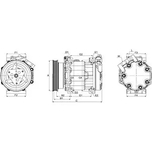 Handler.Part Compressor, air conditioning HC-Cargo 240230 4