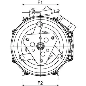 Handler.Part Compressor, air conditioning HC-Cargo 240230 6