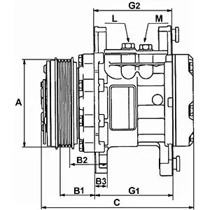 Handler.Part Compressor, air conditioning HC-Cargo 240285 4