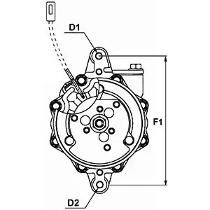 Handler.Part Compressor, air conditioning HC-Cargo 240285 5